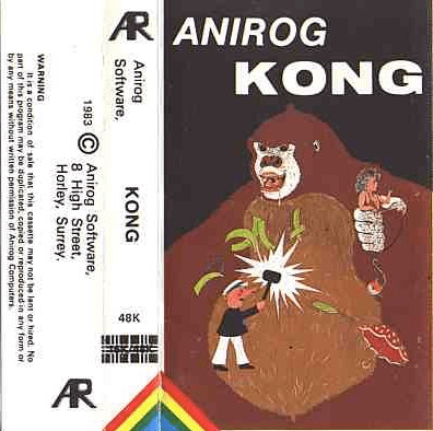 Kong box art for ZX Spectrum